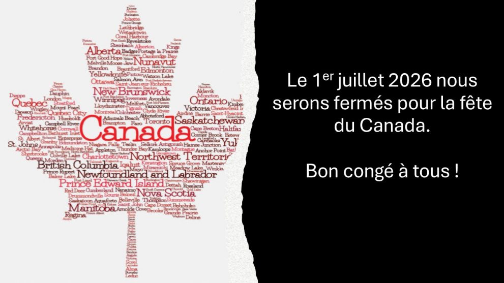 Fête du Canada 2026